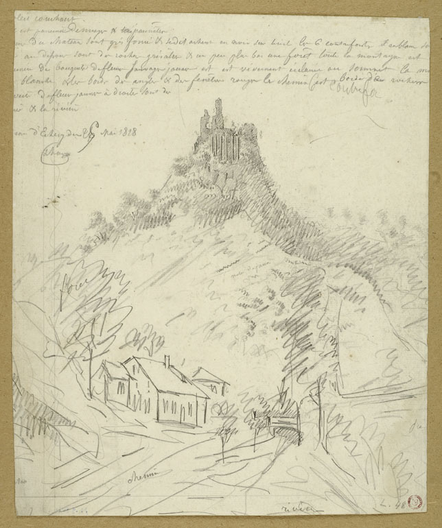 VUE D'ALSACE : CHATEAU D'ECHERY_0